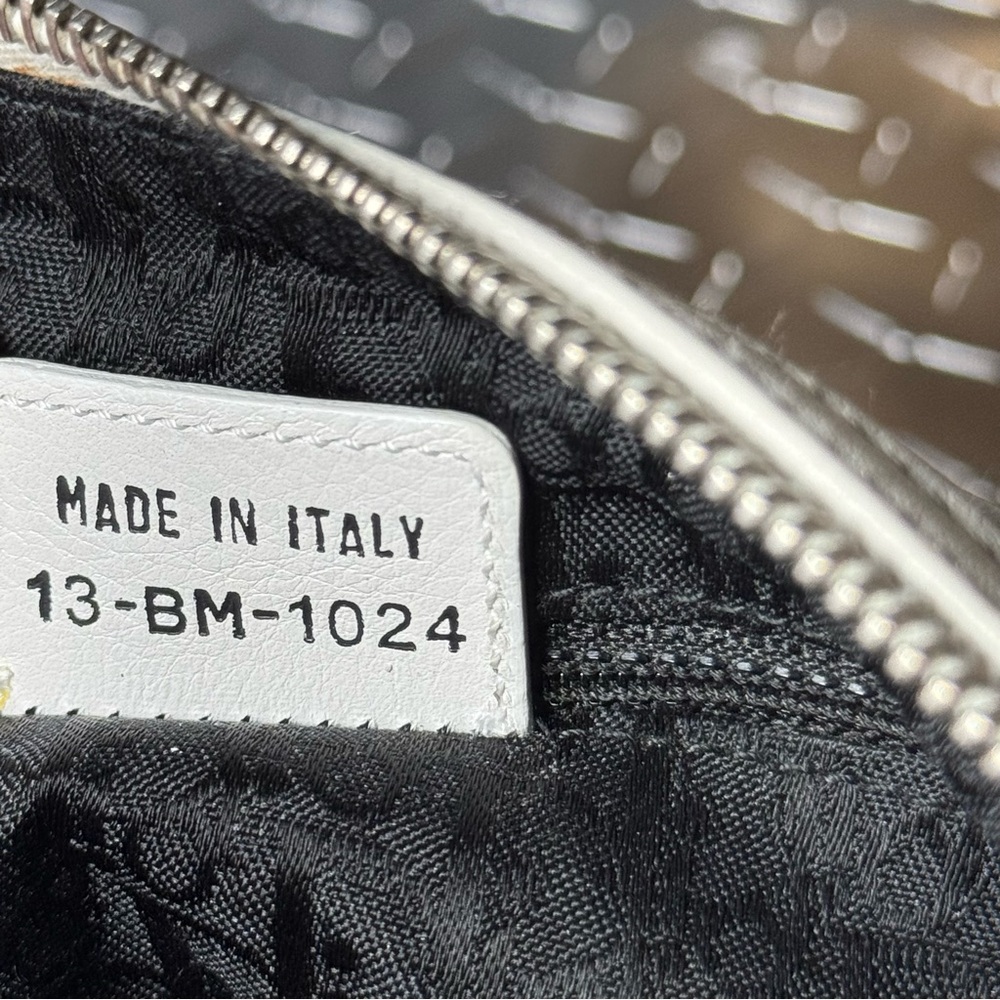 Dior Vintage Charm Logo Small Bowler Bag in White - Picture 11 of 11